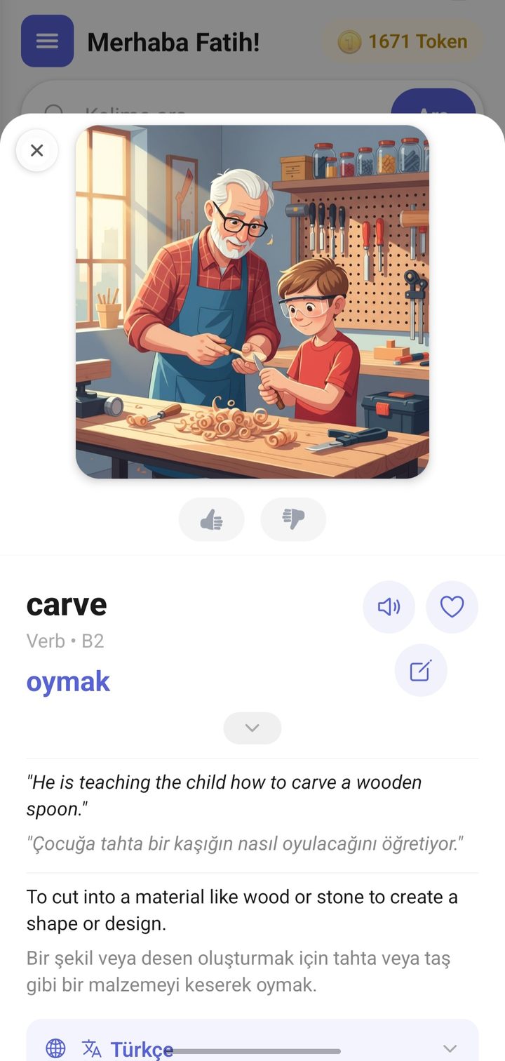 Word card
